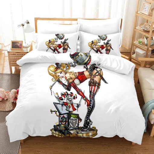 Birds Of Prey Harley Quinn 6 Duvet Cover Pillowcase Home Decor 3D Bedding Set Bedroom