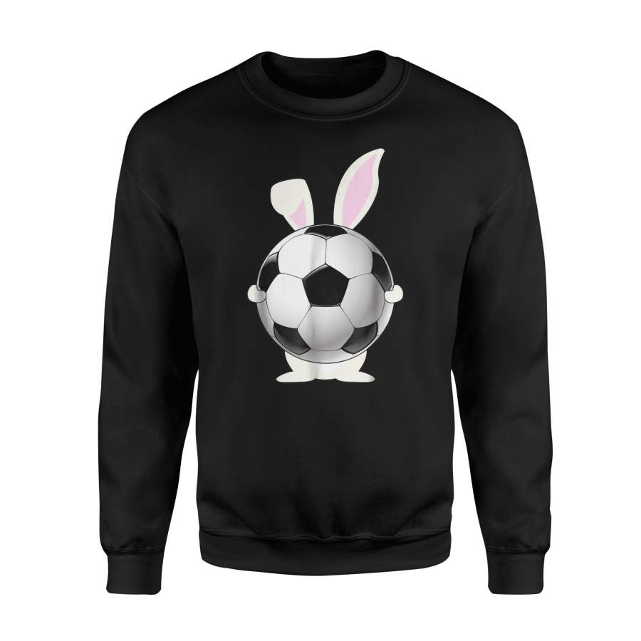 Bunny Easter Soccer Ball Easter Sports Sweatshirt