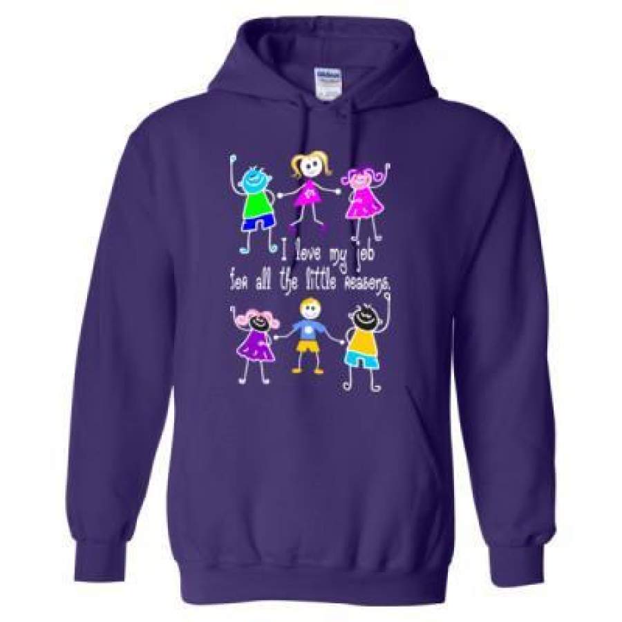 AGR I Love My Job For All The Little Reasons Teacher – Heavy Blend™ Hooded Sweatshirt