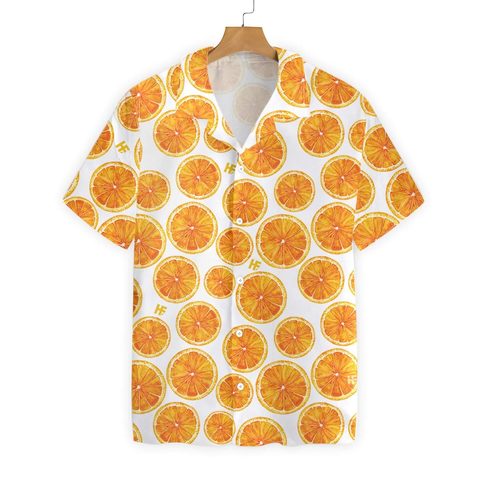 French Bulldog And Orange 2610 Hawaii Shirt Ha53042