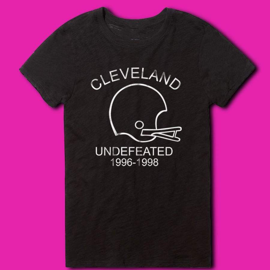 Cleveland Undefeated 1996 1998 Cle Vintage Women’S T Shirt