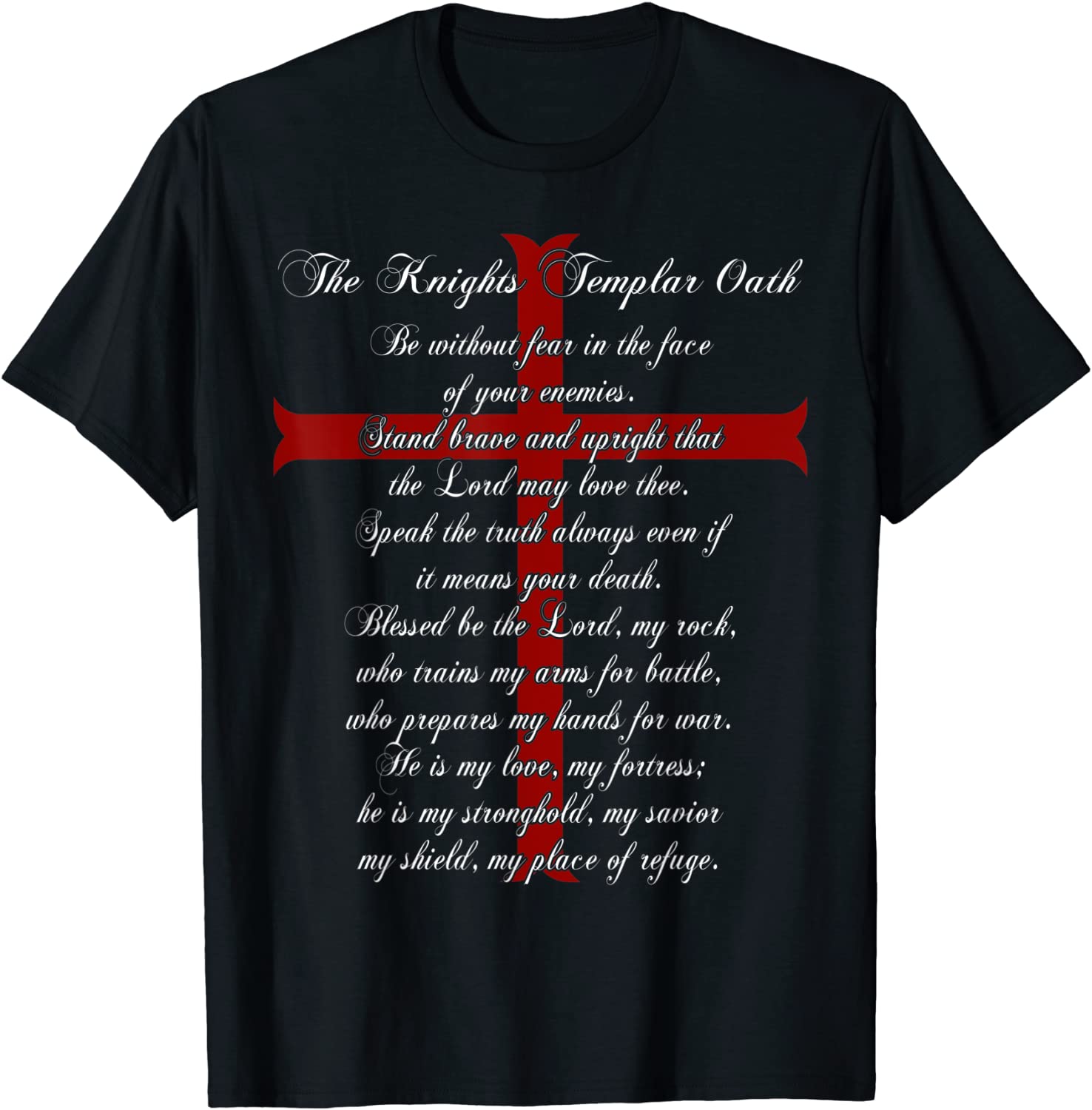 Knights Templar Oath T-Shirt Men - Merchcustom Trending