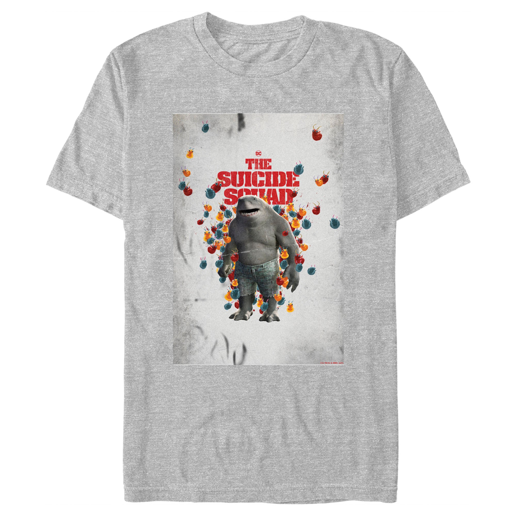 The Suicide Squad Men’S King Shark Poster  T-Shirt