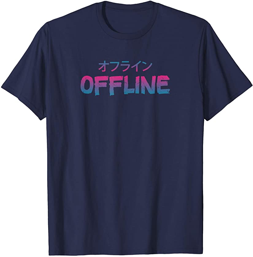 Ofurain Offline shirt Anime merch Japanese Aesthetic Anime T-Shirt