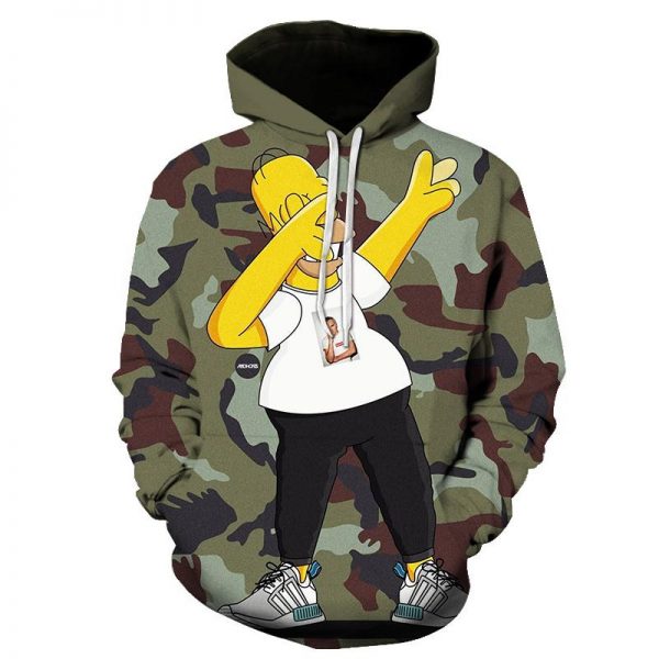 The Simpsons Sweatshirt Hoodies V4 3D T-Shirt