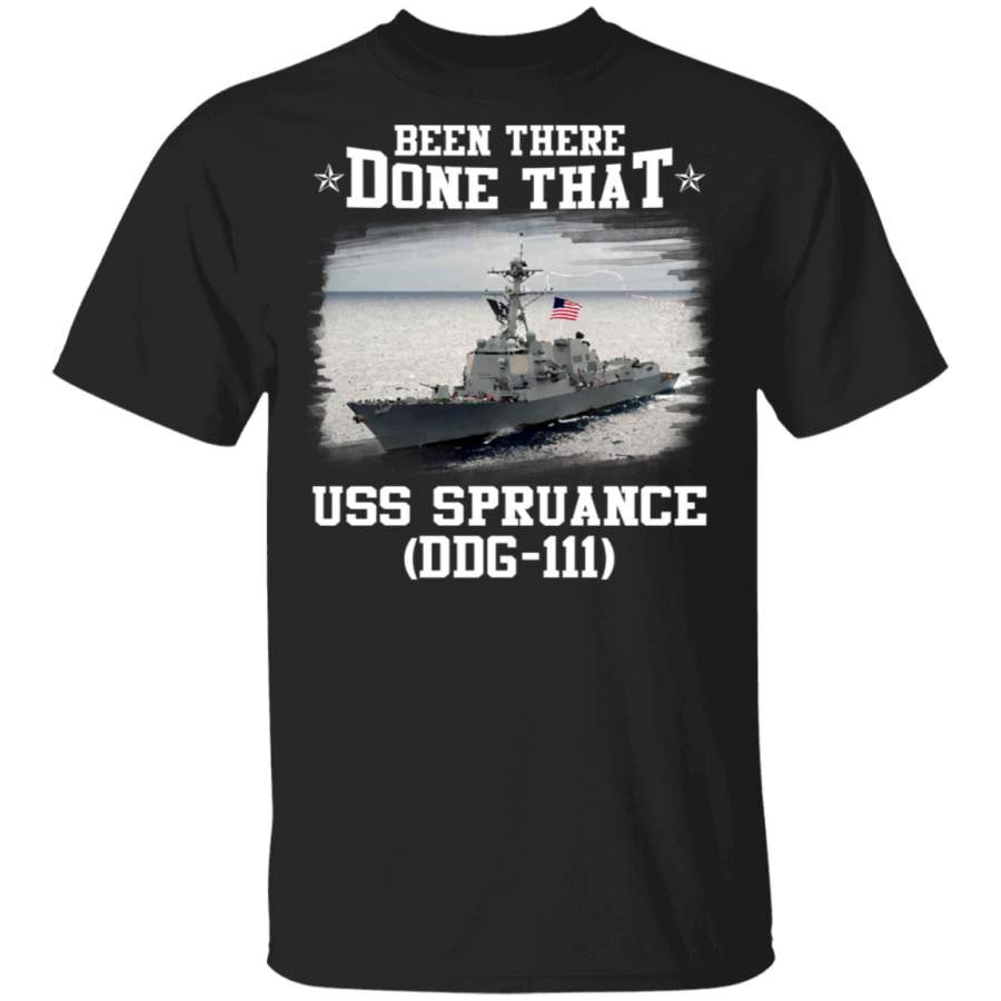 USS Spruance DDG-111  Veterans Day Christmas Gift T-Shirt