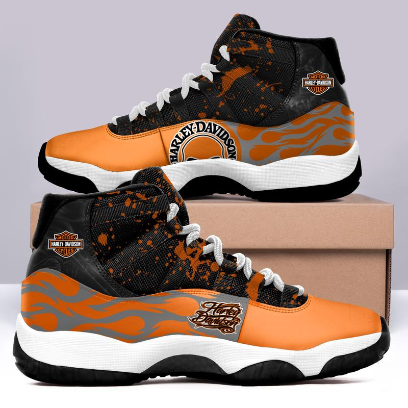 Harley Davidson Air Jordan 11 Sneaker