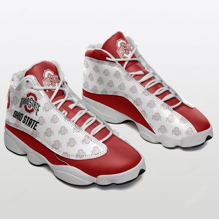 Ohio State Buckeyes Football Air Jordan 13 Shoes Sport Sneakers