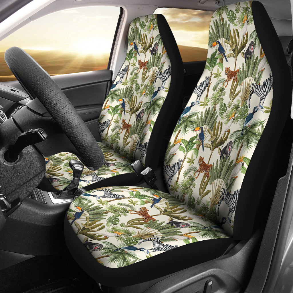 Safari Animal Print Design Lks304 Car Seat Covers