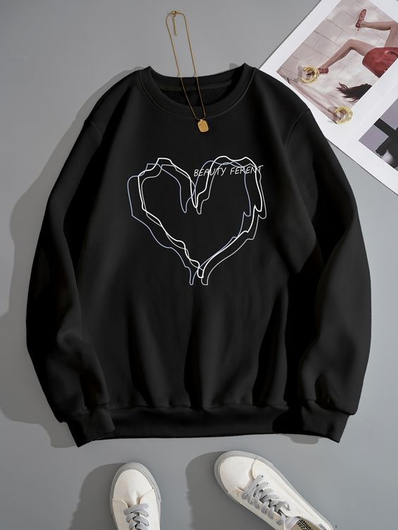 Beauty Ferent Big Heart Logo Sweater