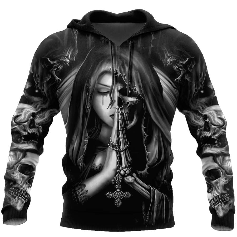 The Grim Reaper Skull 3D All Over Printed Shirts For Men and Women HAC110801