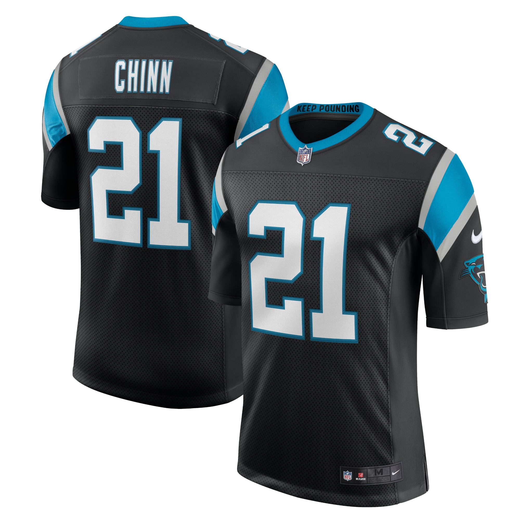 Men’s Carolina Panthers Jeremy Chinn Black Vapor Limited Jersey