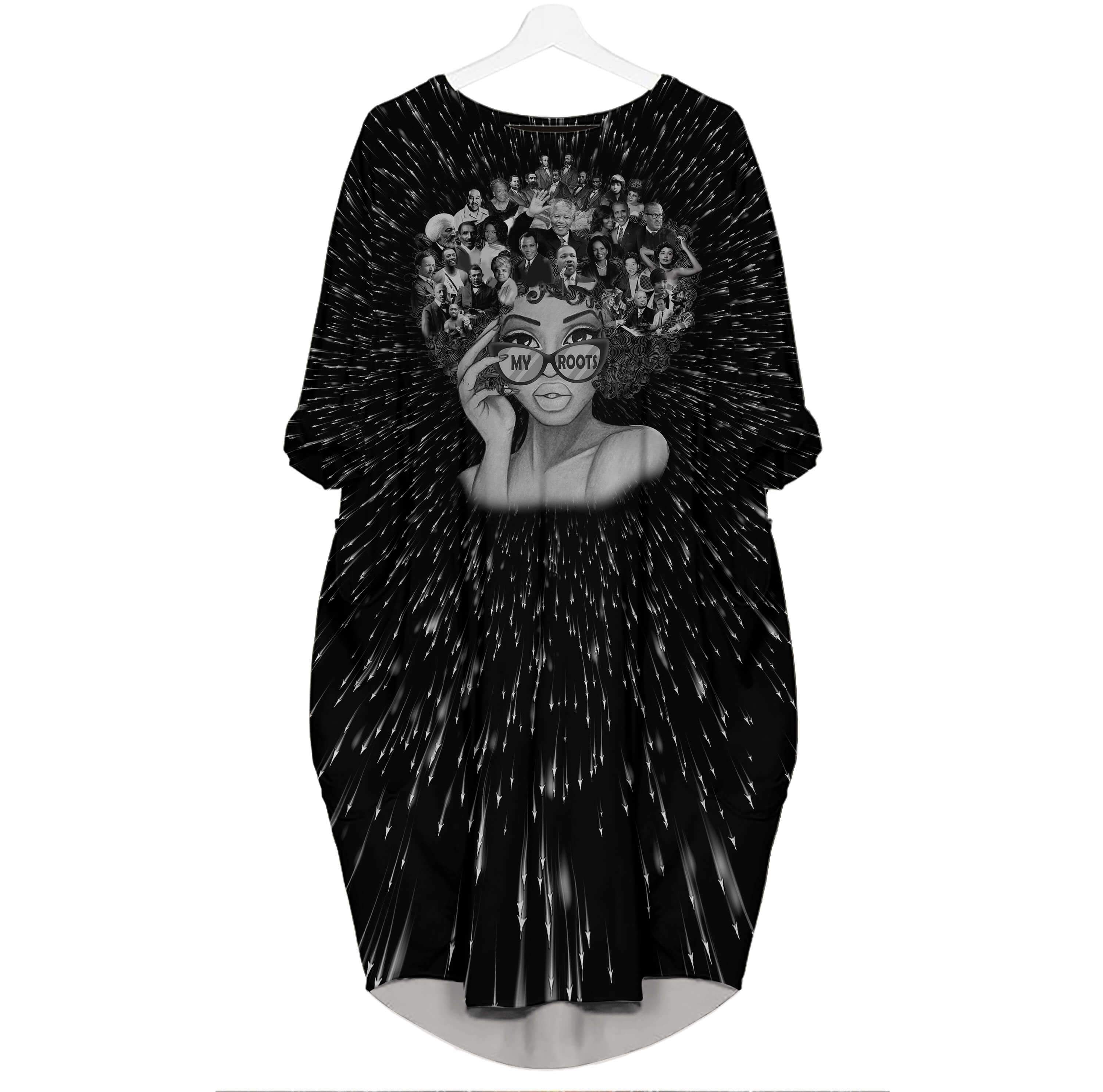 African Dress 37 – My Roots 3D Dress for Black Girls Melanin Women Black History Month