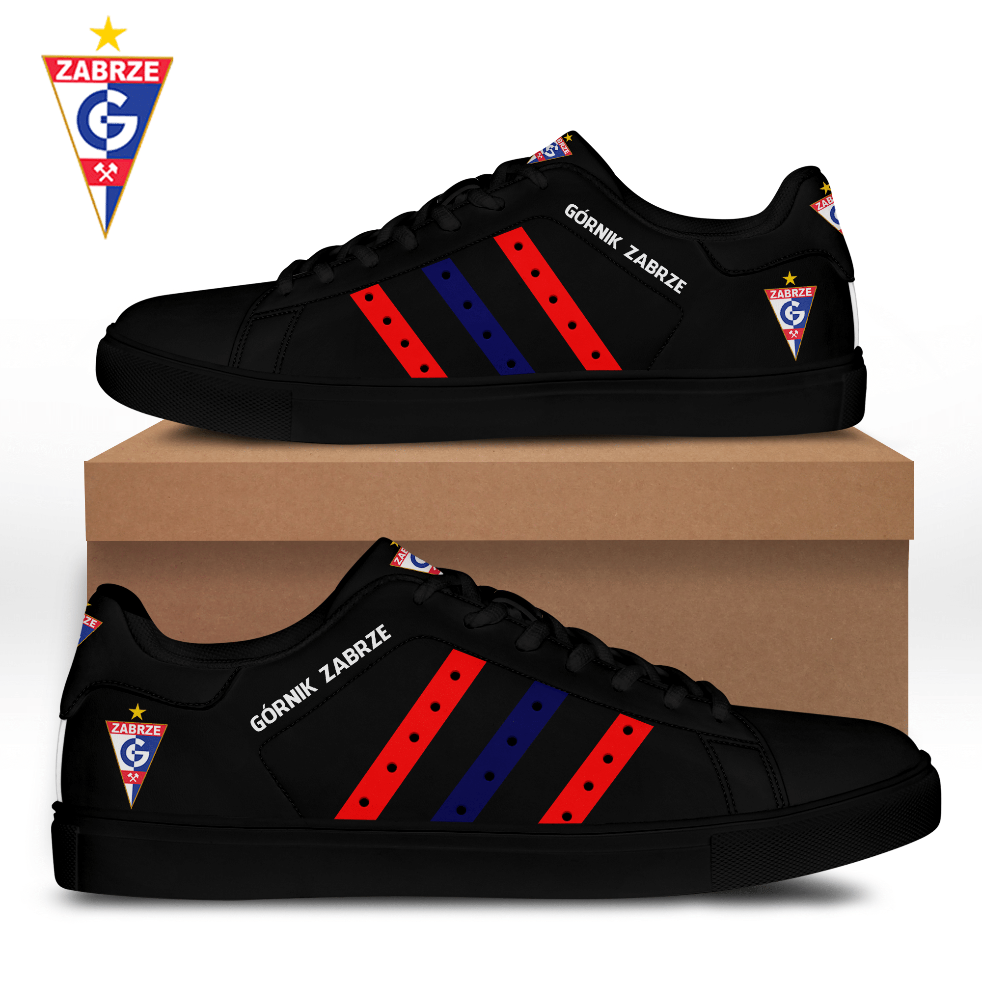 Górnik Zabrze Leather Low Top Shoes V3
