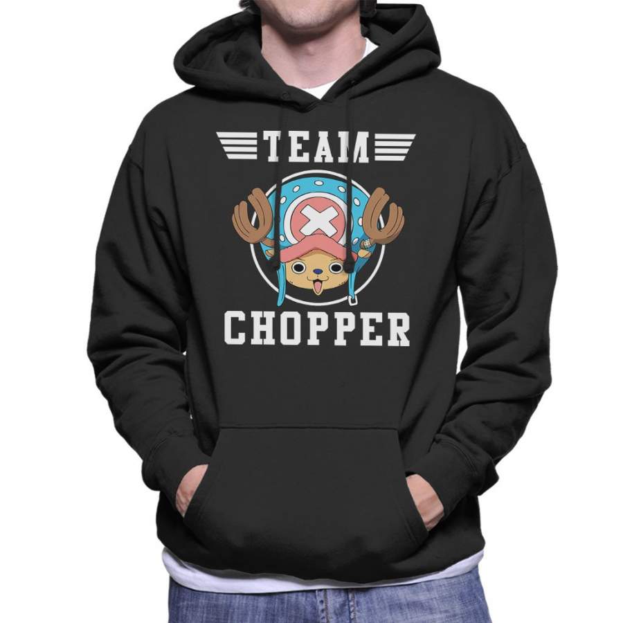Team Tony Tony Chopper One Piece Men’s Hooded Sweatshirt
