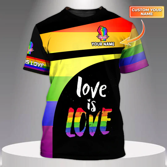 Custom Shirt For Gaymer, Pride Month Tshirt, Love Is Love, Support Lgbt Shirt