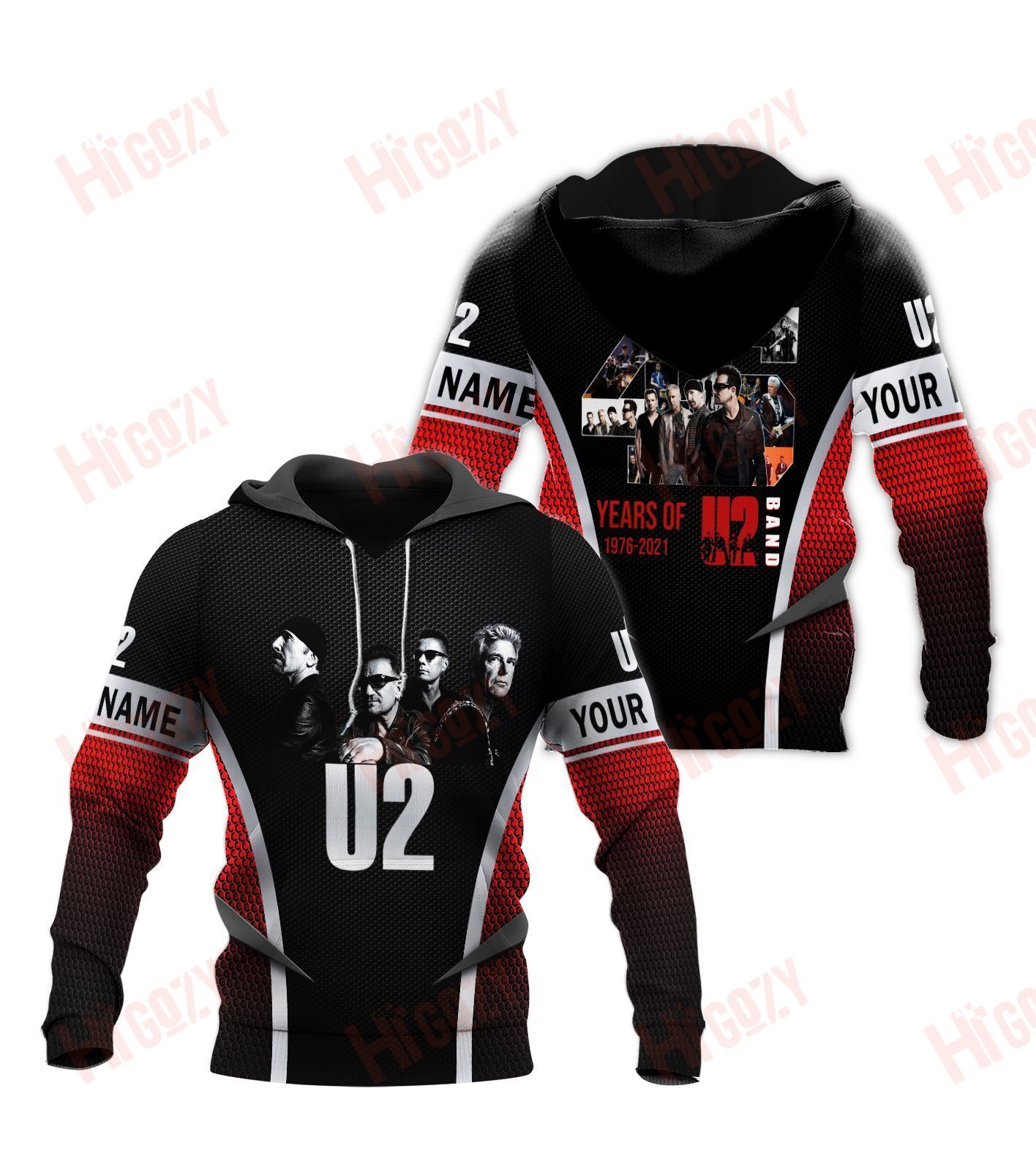 Higozy™ U2 3D All Over Printed Clothes – V752