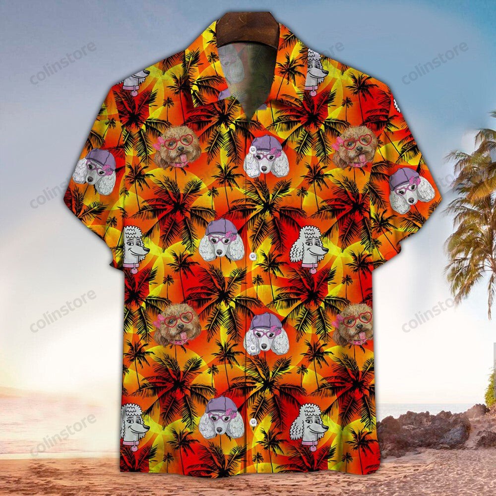 Poodle Hawaii Lover Shirt Aloha Ha99701