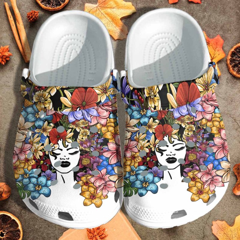 Black Queen Flower Girl Shoes Gift For Black Girl – Strong Girl Juneteenth Custom Shoes Birthday Gift For Women Daughter Niece