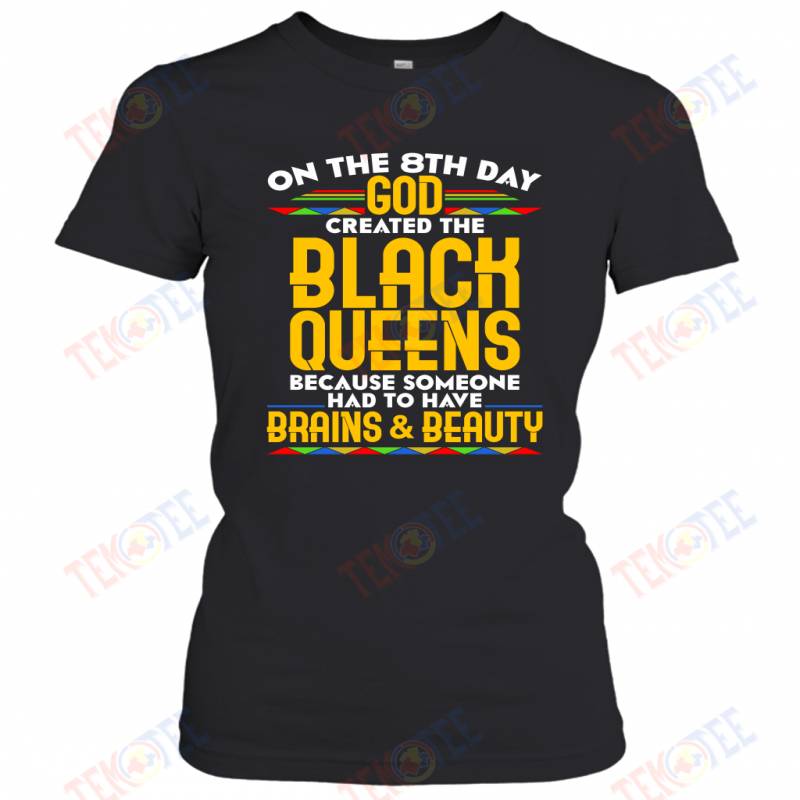 Temotee Black Queens Brains Beauty Melanin Women TMT683