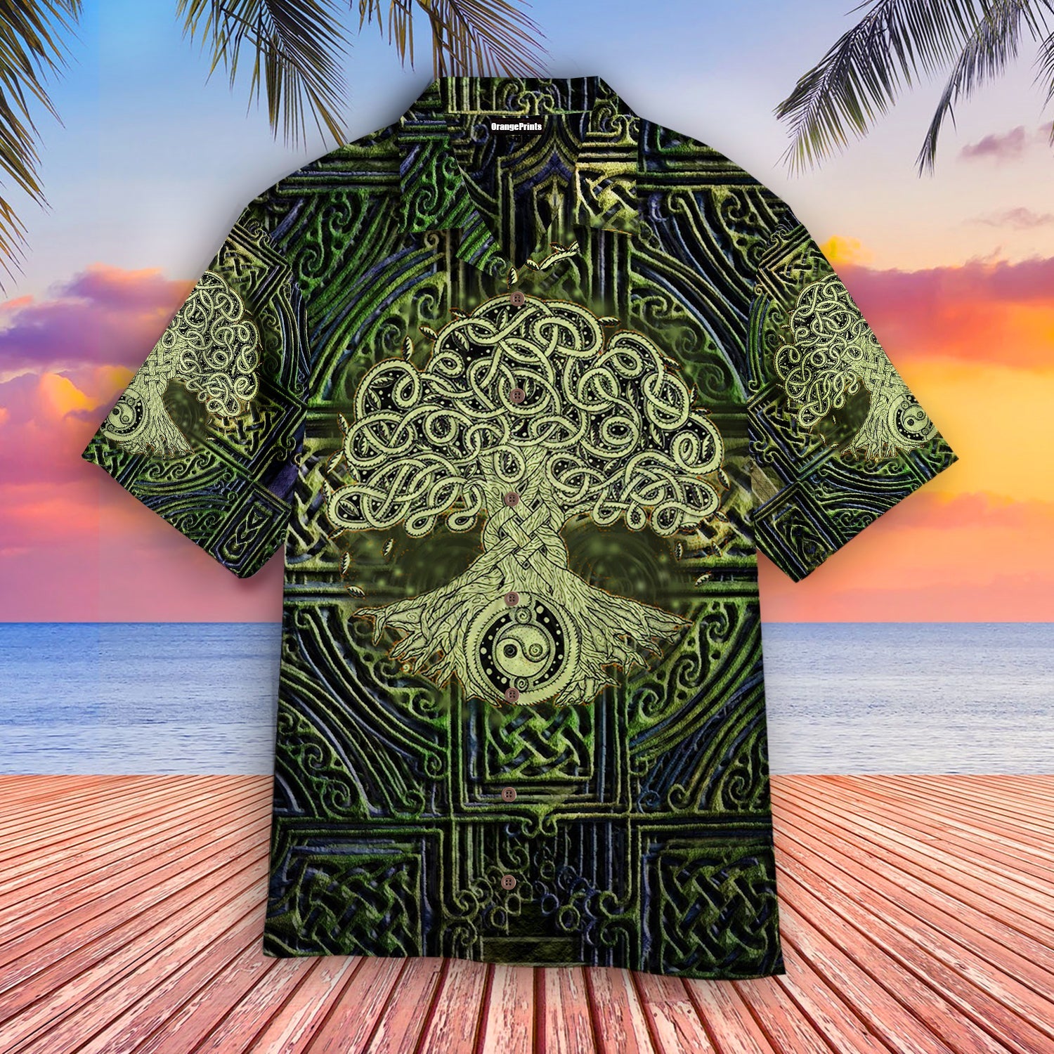 Celtic Tree Of Life Irish St Day Hawaii Shirt For Men Women Adult Ha48257