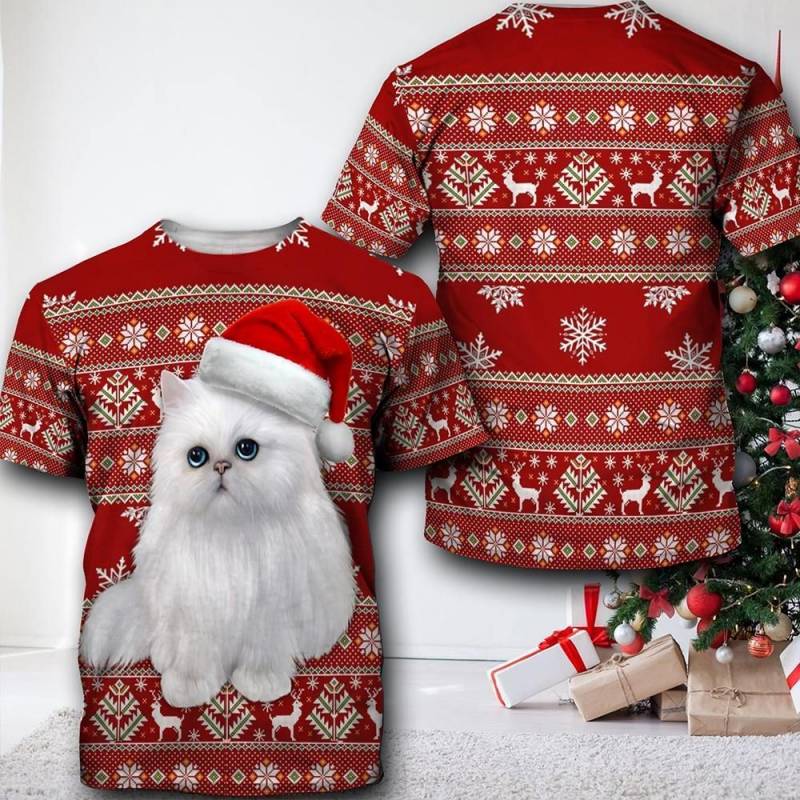 Persian Cat Hoodie Christmas