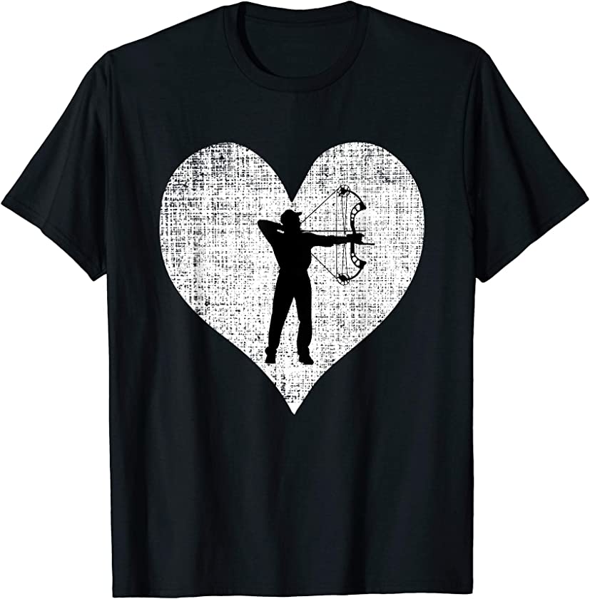 Vintage Love Compound Bow Hunting T-Shirt