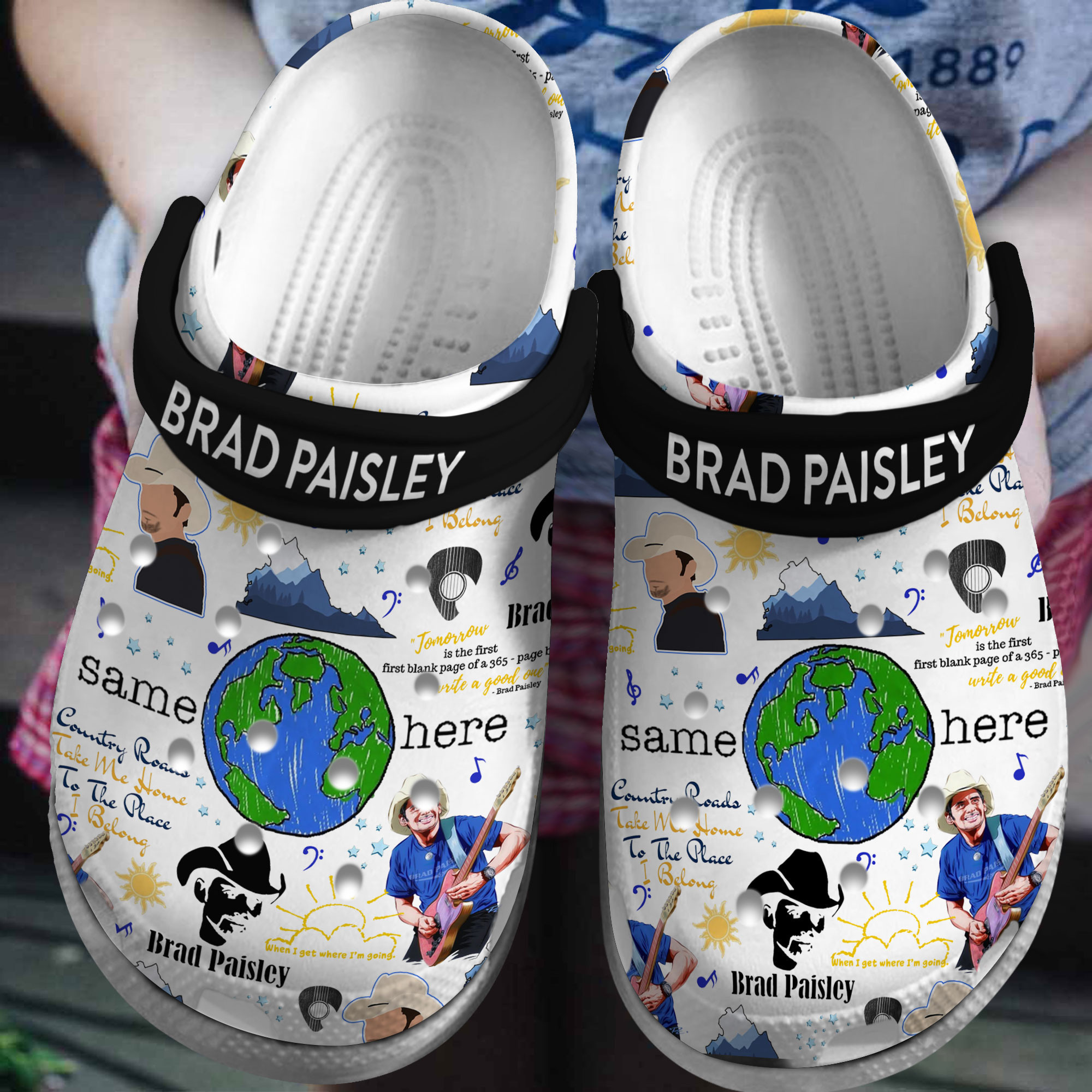 Brad Paisley Crocss Clogs For Men Women And Kid Jp9Lzqtz
