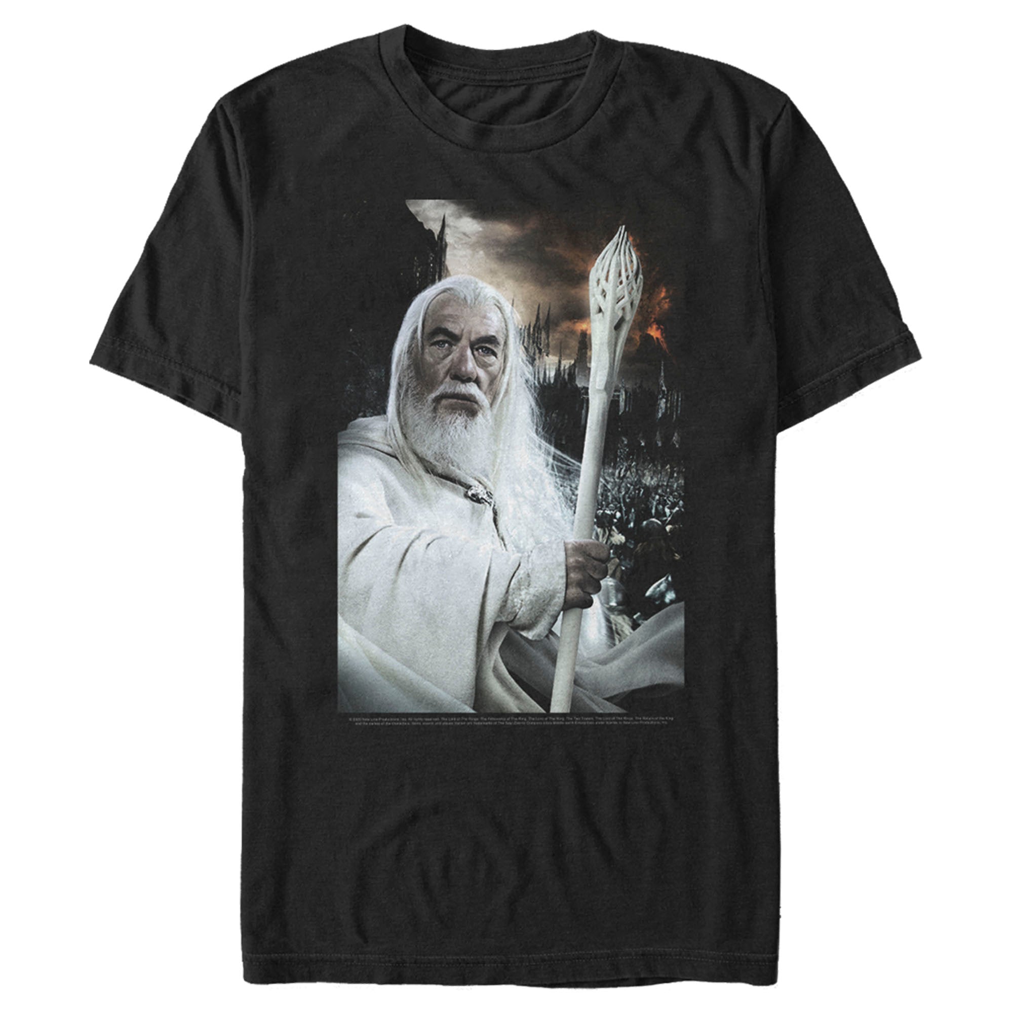 The Lord Of The Rings Men’S Fellowship Of The Ring Gandalf Portrait  T-Shirt