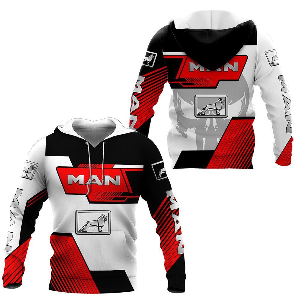 3D All Over Printed Man Truck & Bus TTT-NH Shirts Ver 2 (Red)