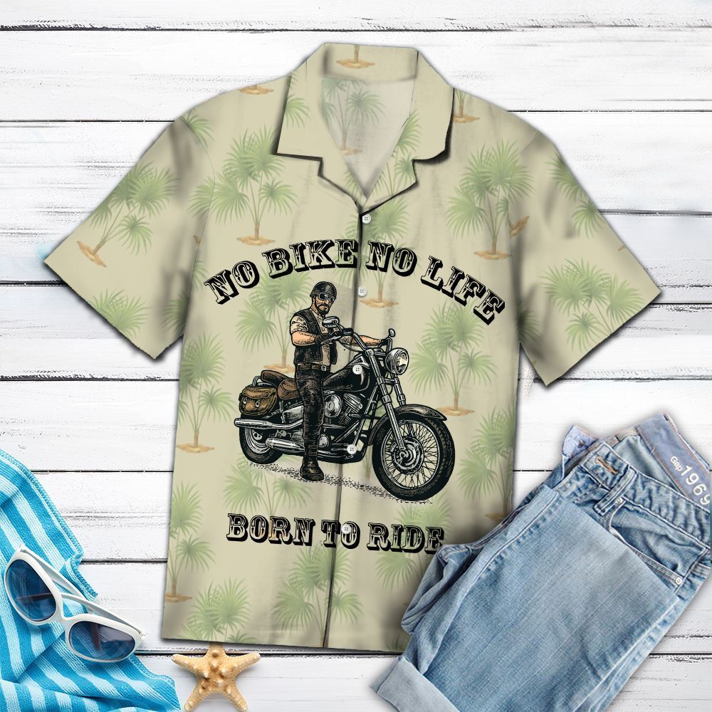 Amazing Motorcycle No Bike No Life Ht30705 – Hawaiian Shirt