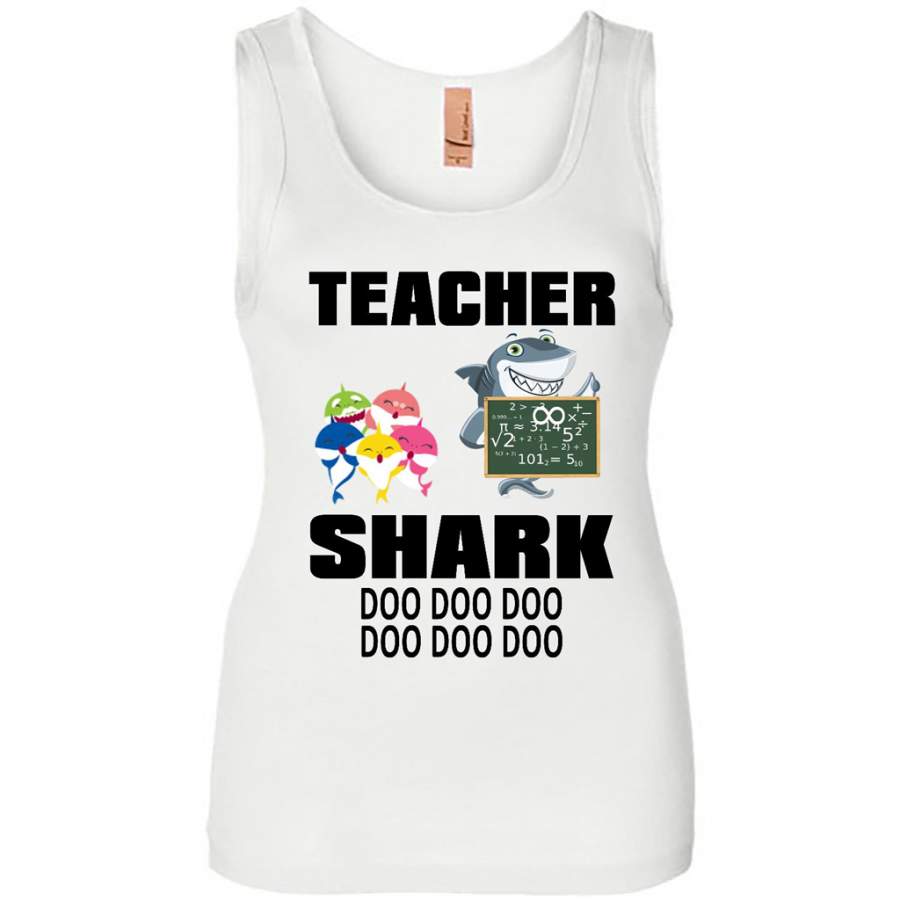 Teacher Shark Doo Doo Doo – Womens Jersey Tank