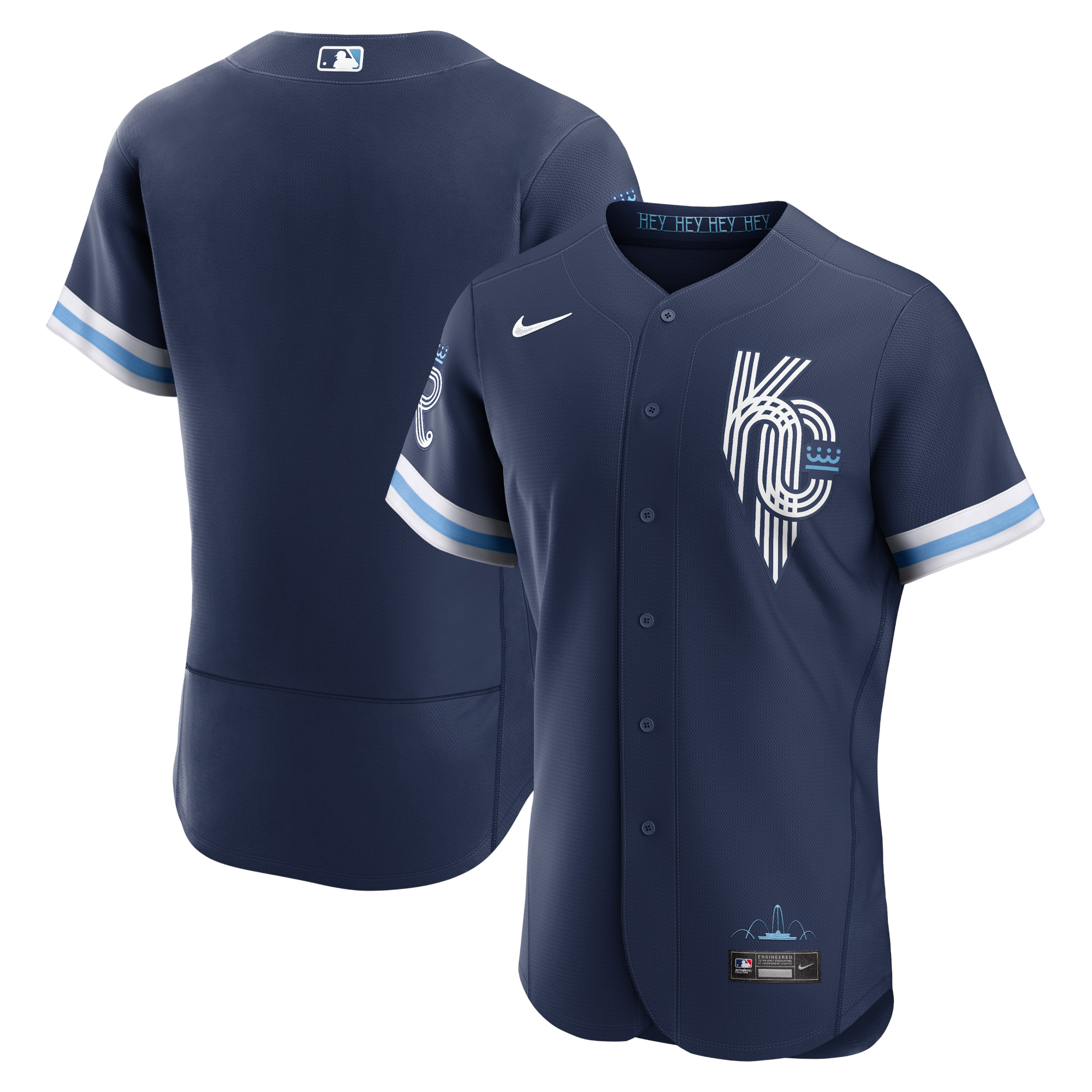 Men’s Kansas City Royals Navy 2022 City Connect Authentic Jersey