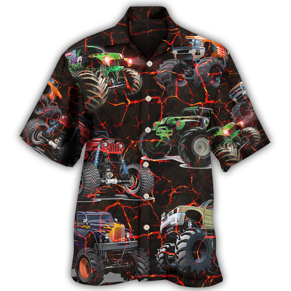 Truck Monster Lava Style Hawaii Shirt Ha29466