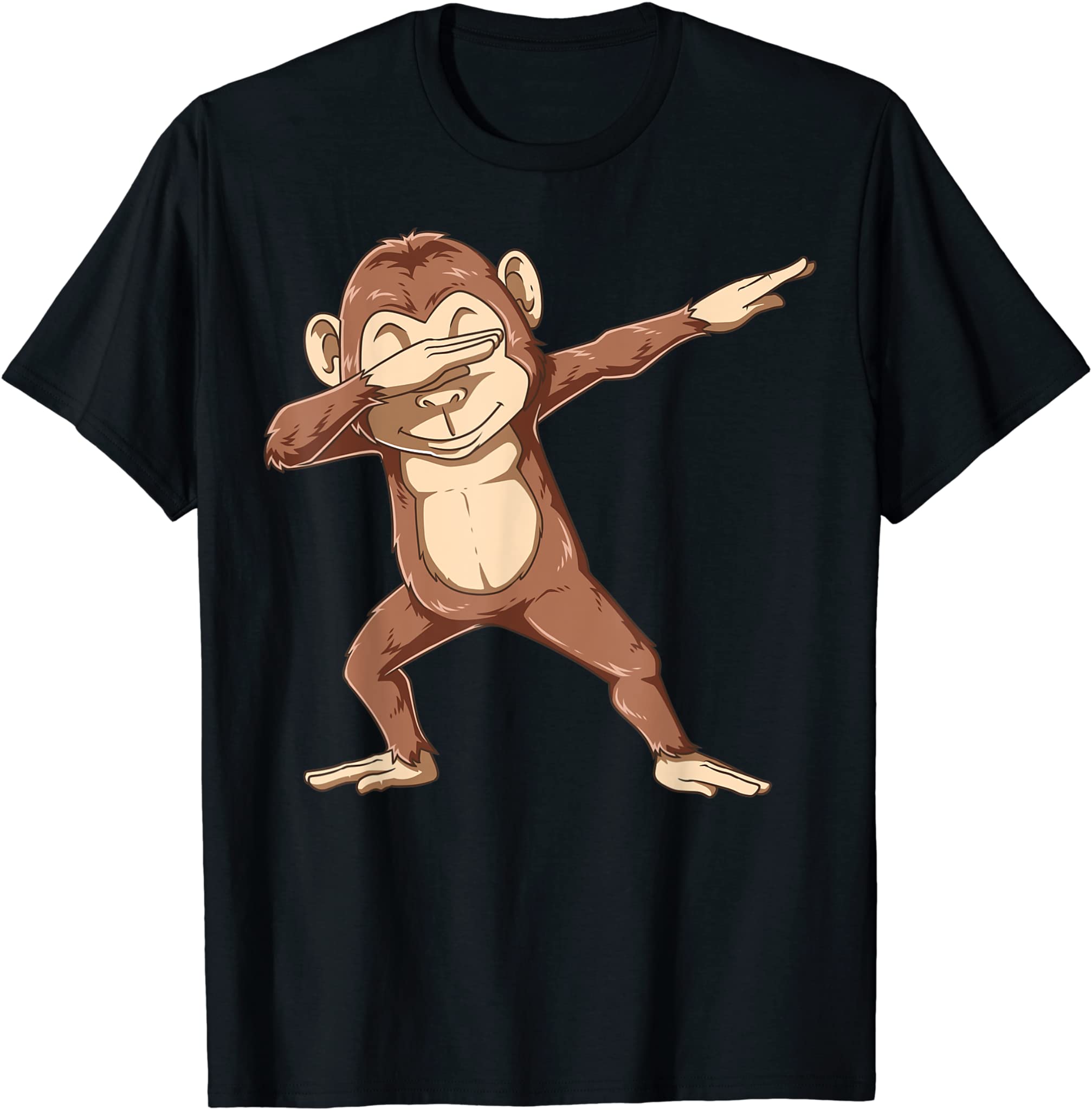 Dabbing Monkey Funny Monkey Lovers Monkey Dab Dance T-Shirt