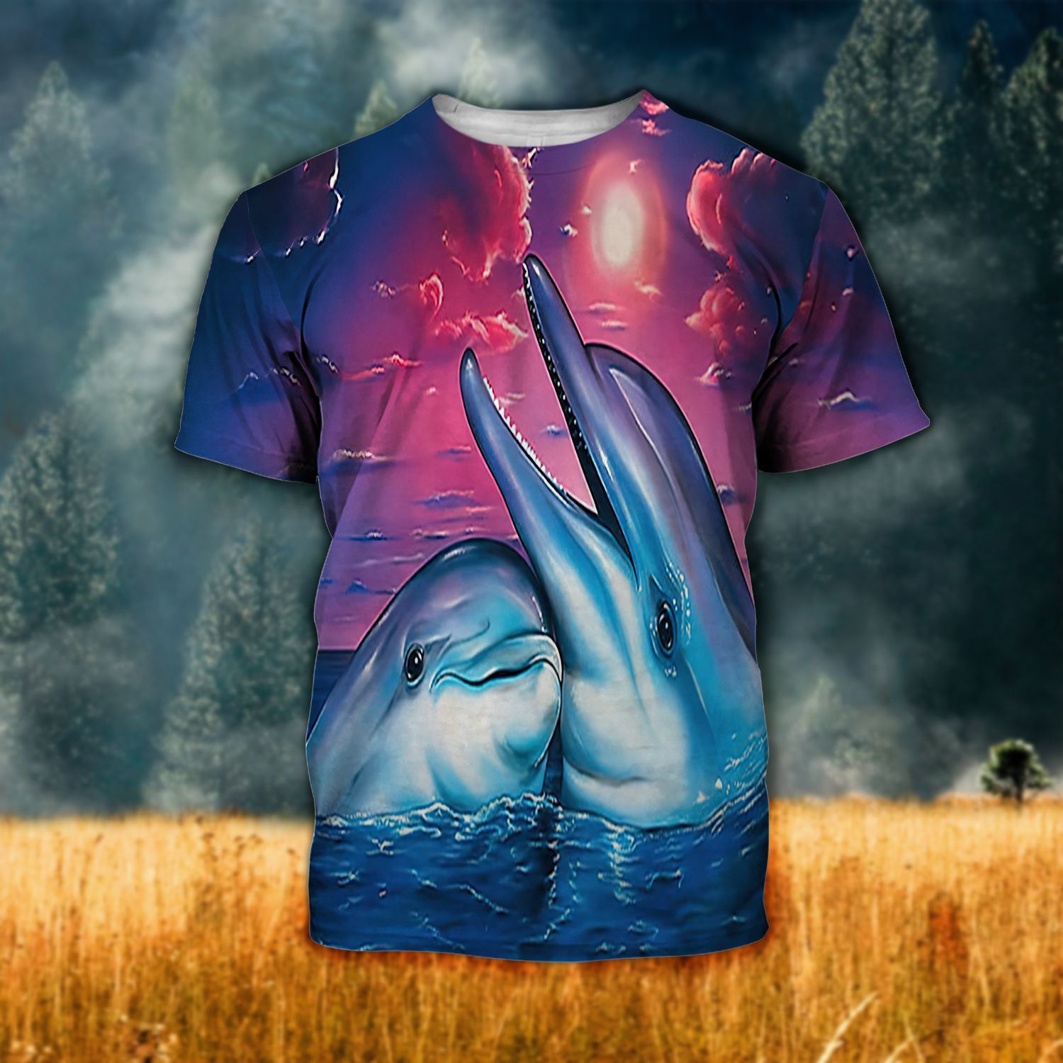 Dolphin Ver08 Tthj220721Nvm Unisex 3D T-Shirt All Over Print