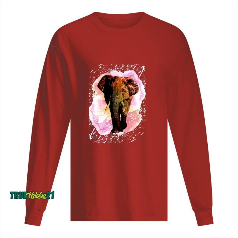 pink elephant Shirt Men’s Long Sleeved T-Shirt