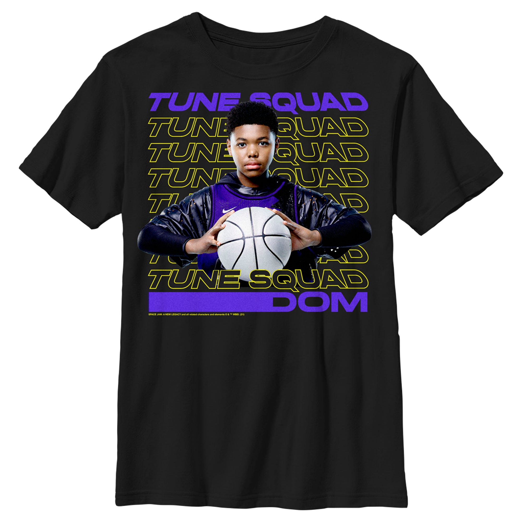 Space Jam: A New Legacy Boy’S Dom James Tune Squad  T-Shirt