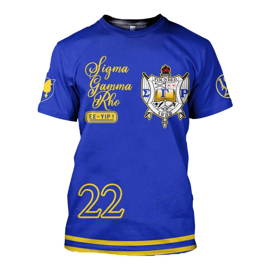 3D ALL OVER SIGMA GAMMA RHO HOODIE 26720191