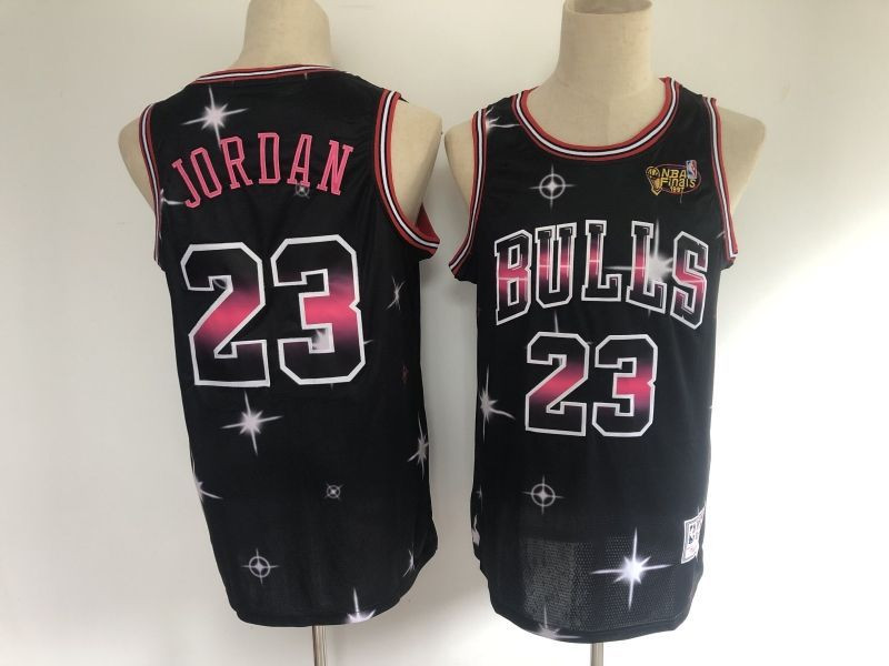 Chicago Bulls Michael Jordan #23 NBA 2020 Star Brandedition Black Jersey