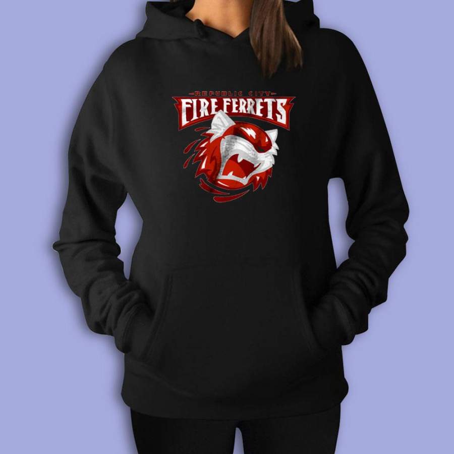 Republic City Fire Ferrets Women’S Hoodie T-Shirt