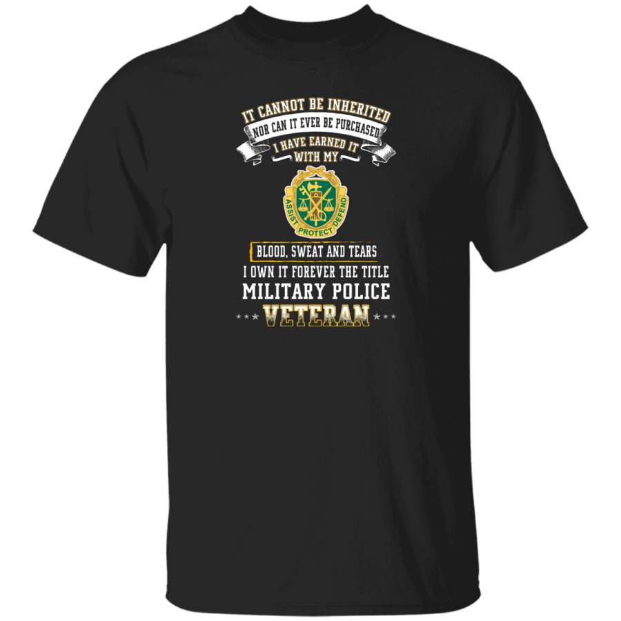 Forever The Title Military Police Veteran T-Shirt Veterans Day Christmas Gift Mug