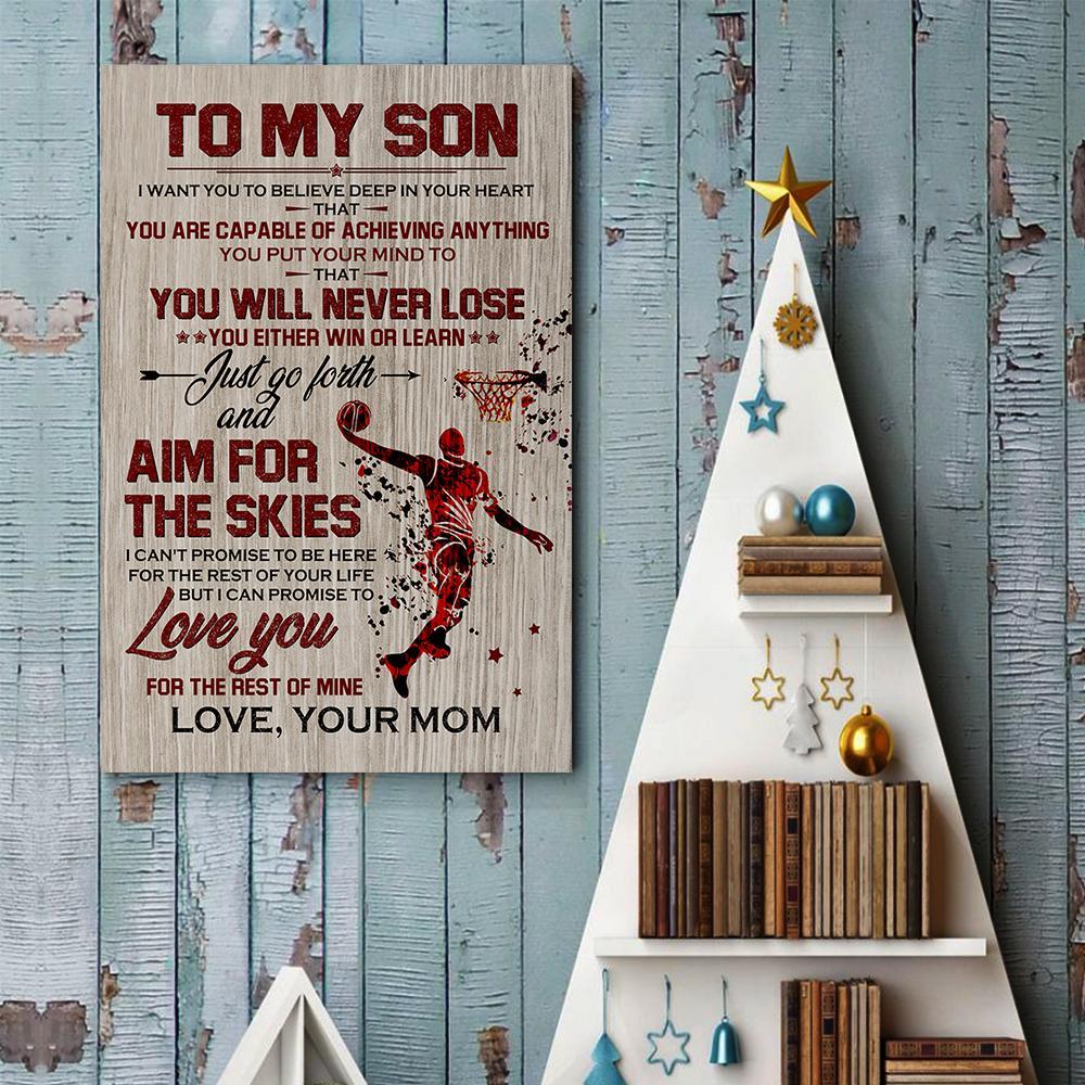 Momto Son Aim For The Skies Canvas And Poster