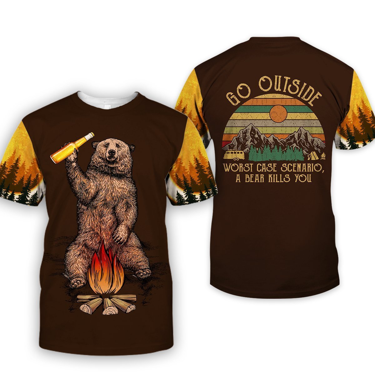 A Bear 3D All Over Print | For Men & Women | Adult | Ht1762