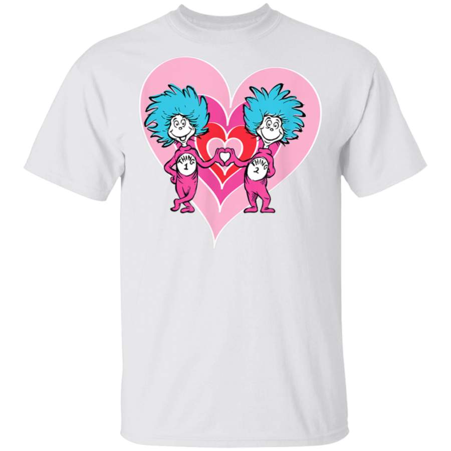 Dr Seuss Thing 1 Thing 2 Love Tshirt