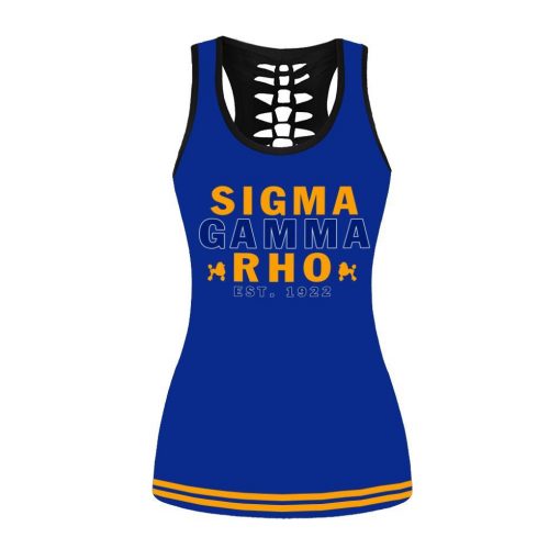 Sigma Gamma Rho Est. 1922 Tank-Top And Legging 3D All Over Print