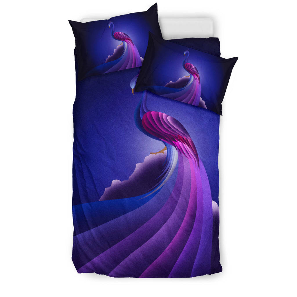 Peacock Bedding Set Duvet Cover And Pillowcase Set