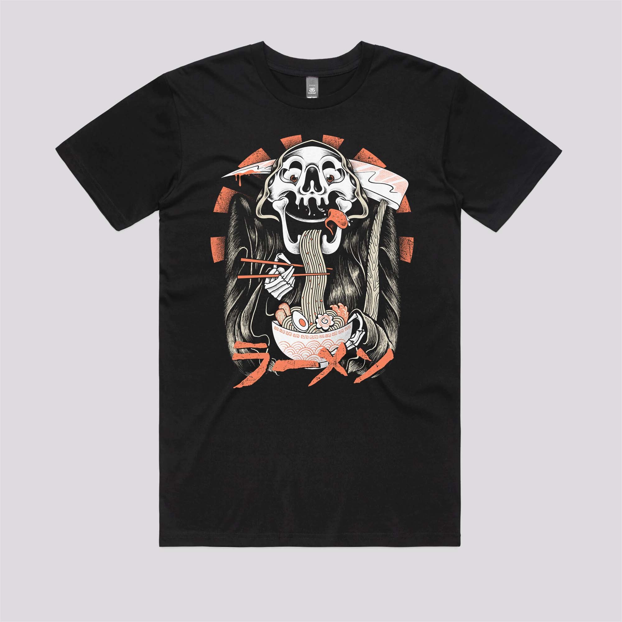 Grim Reaper Love Ramen T-Shirt