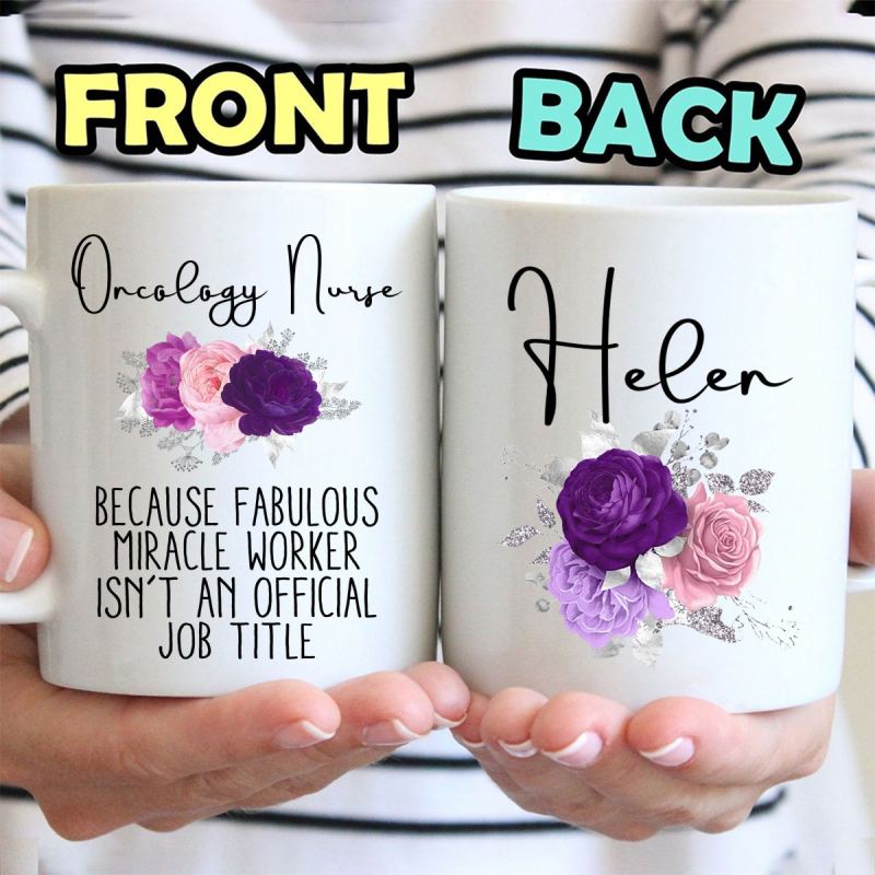 Personalized Oncology Nurse Mug, Nursing Student Graduation, Nursing Student Gift, Nurse Graduation Gift, Future Nurse