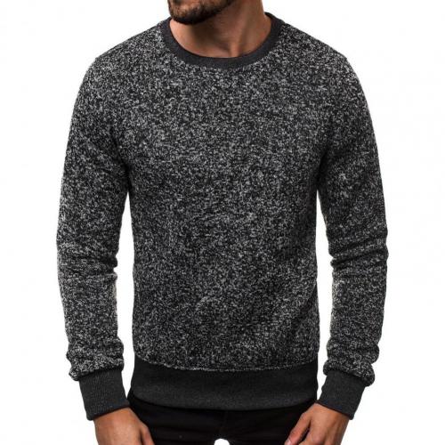 Streetwear Stylish Simple Knitting Sweater Male Men Pullover All Match for Daily Wear alx